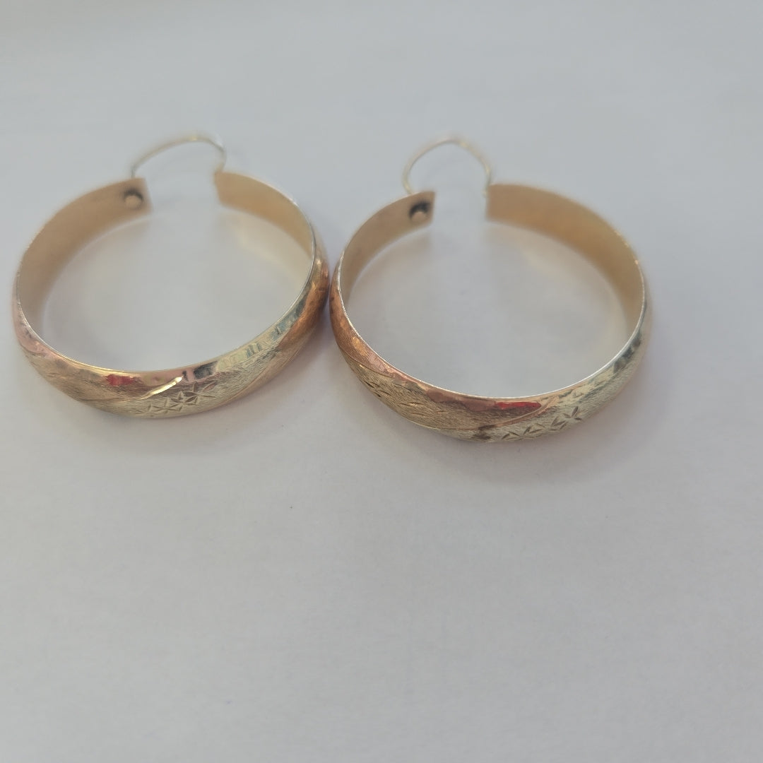 ARRACADAS PAR ORO COMBINADO 10 K 6.8 GRMS (SEMINUEVO)