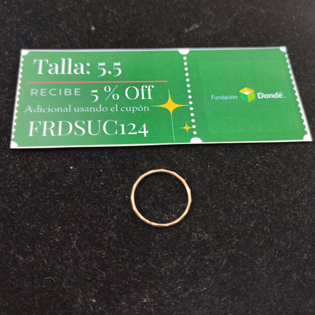 ANILLITO ORO 10 K 0.6 GRMS (SEMINUEVO)