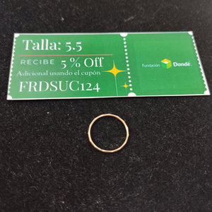 ANILLITO ORO 10 K 0.6 GRMS (SEMINUEVO)