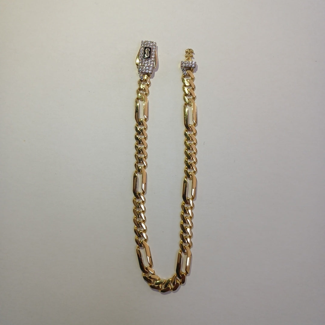 PULSERA MONACO ORO 14K 5.4 (NUEVO)
