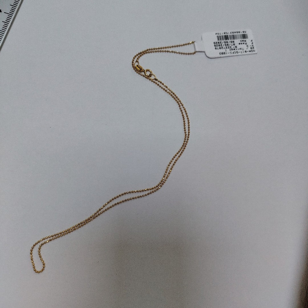CADENA ORO 18 K 1.7 GRMS (SEMINUEVO)
