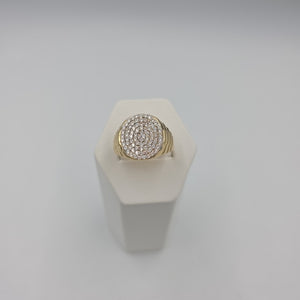 ANILLO C CIRCONIAS 14K 11 TALLA 8.1 GR (NUEVO)