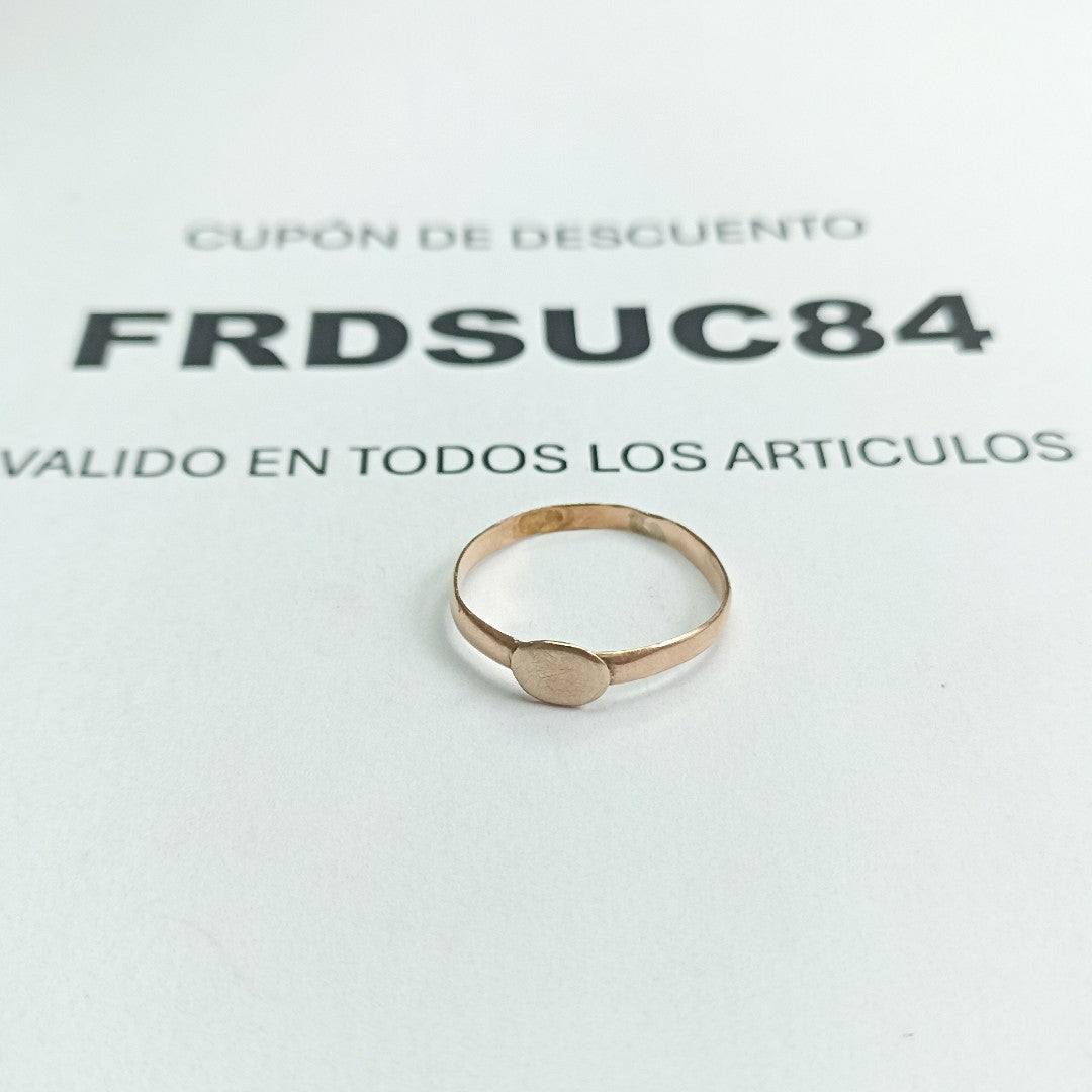 ANILLO ORO 10 K 1,00 GRMS (SEMINUEVO)