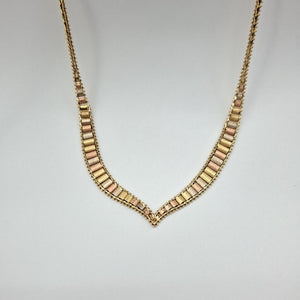 GARGANTILLA ORO COMBINADO 14 K 14,10 GRMS (SEMINUEVO)