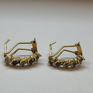 ARETES PAR ORO 10 K 2.6 GRMS (SEMINUEVO)