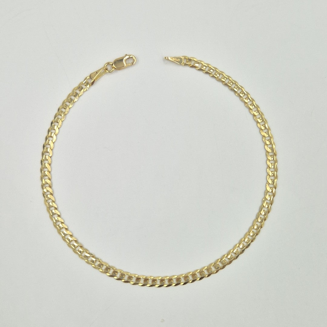 PULSERA BARBADA 14K 21 CM 3.5 GR (NUEVO)