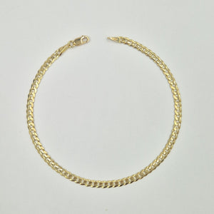 PULSERA BARBADA 14K 21 CM 3.5 GR (NUEVO)