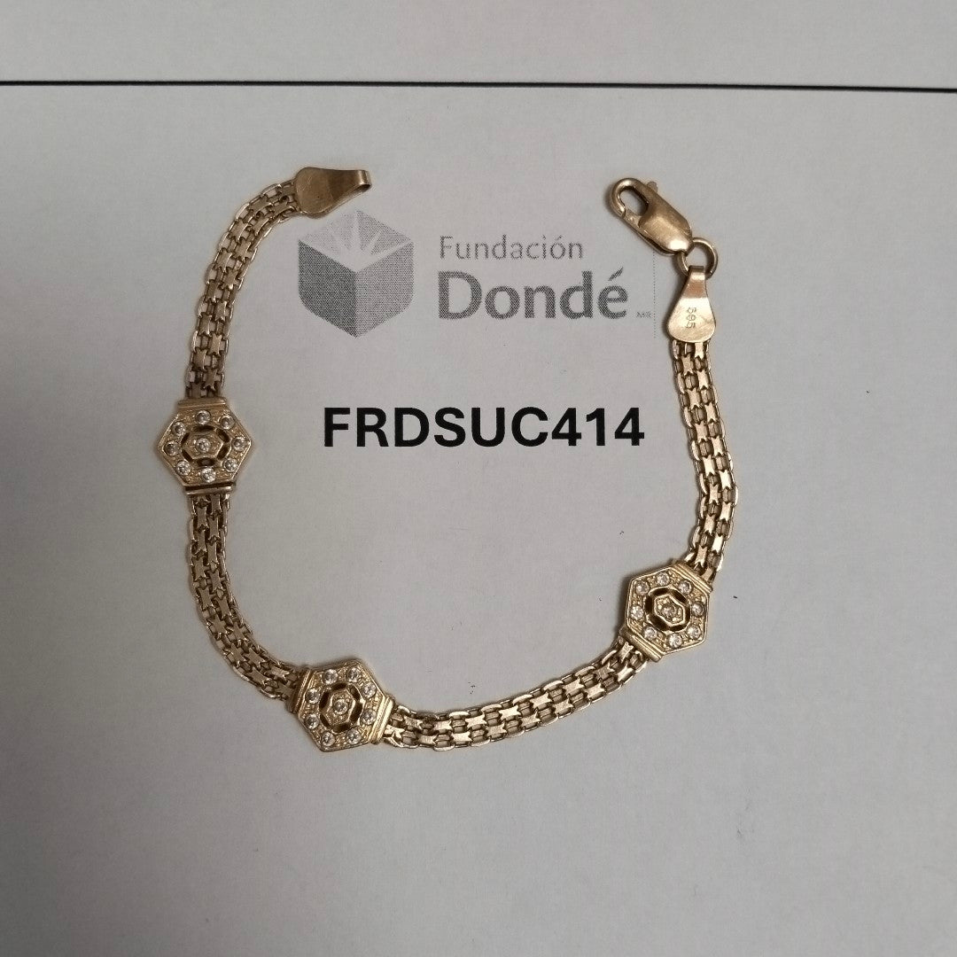 PULSERA ORO 14 K 6.9 GRMS (SEMINUEVO)