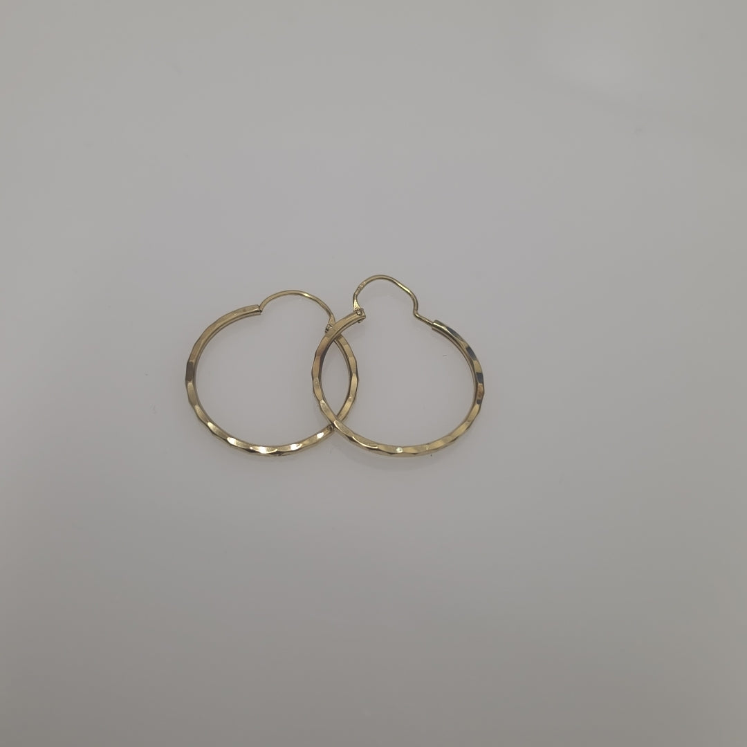 ARRACADAS PAR ORO 14 K 1 GRMS (SEMINUEVO)