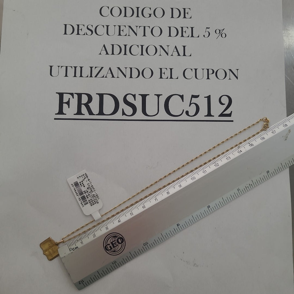 CADENA ORO 10 K 2.2 GRMS (SEMINUEVO)