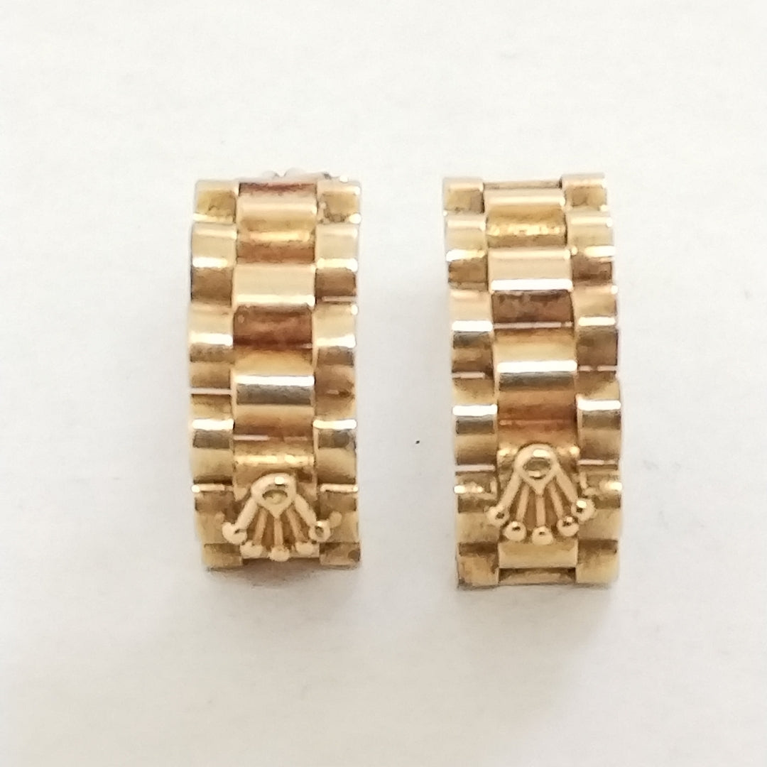 ARETES PAR ORO 14 K 11,30 GRMS (SEMINUEVO)