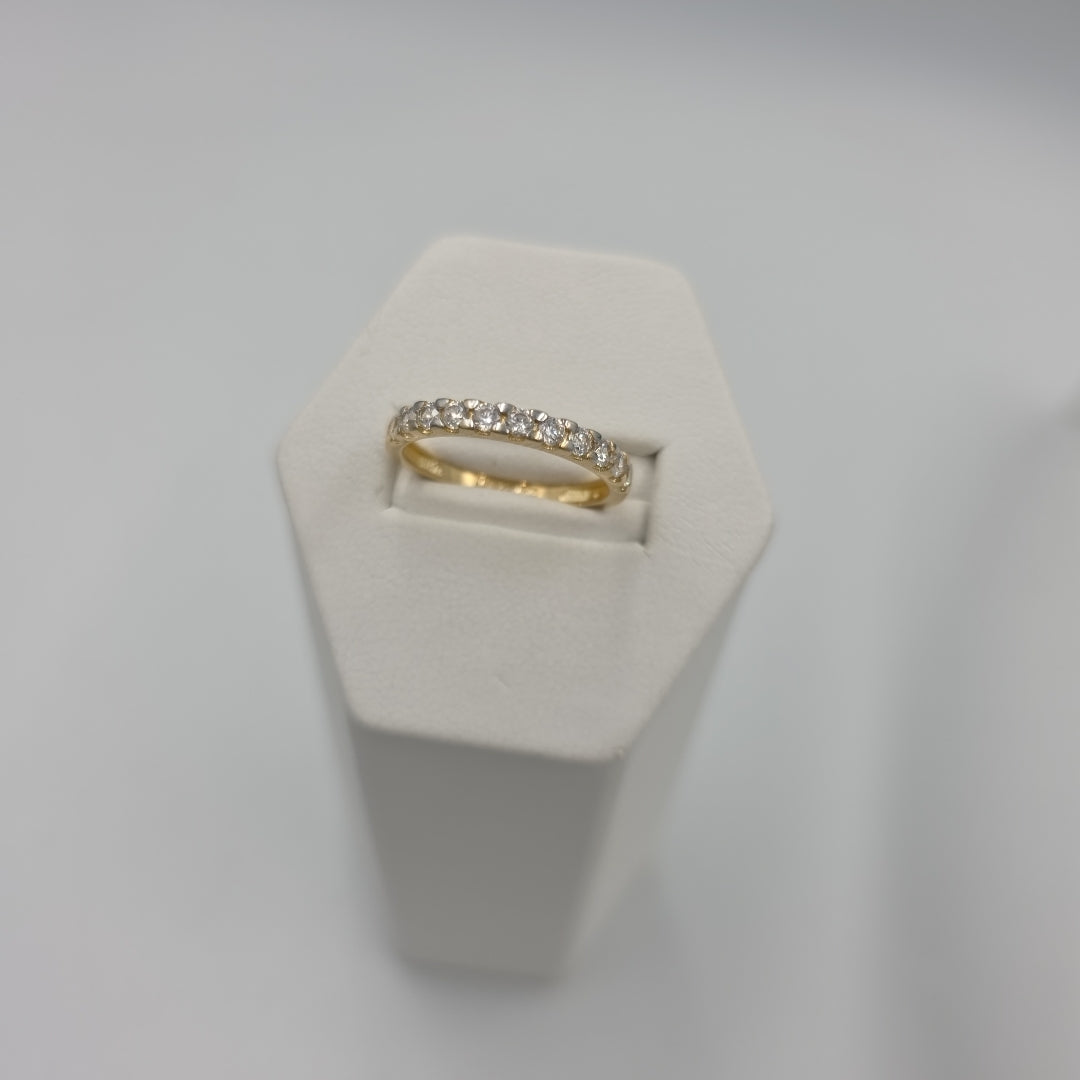 ANILLO ANILLITO MEDIA CHURUMBELA 14K 8 TALLA 2.1 GR (NUEVO)