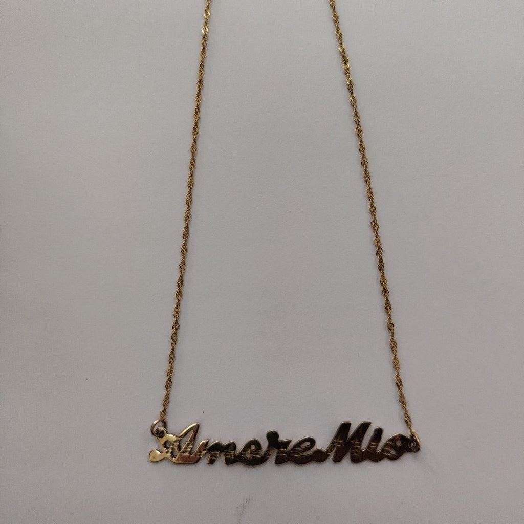 CADENA,DIJE ORO 10 K 2,40 GRMS (SEMINUEVO)