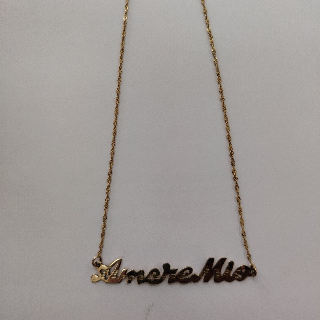 CADENA,DIJE ORO 10 K 2,40 GRMS (SEMINUEVO)