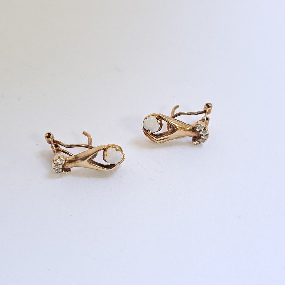 ARETES PAR ORO 10 K 3,20 GRMS (SEMINUEVO)