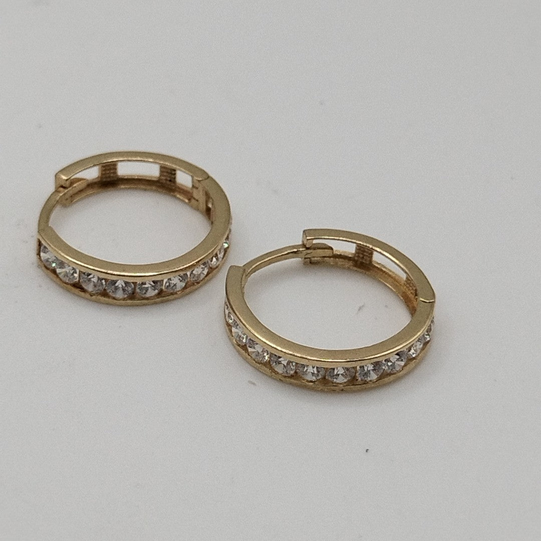 ARRACADAS PAR ORO 10 K 1.8 GRMS (SEMINUEVO)
