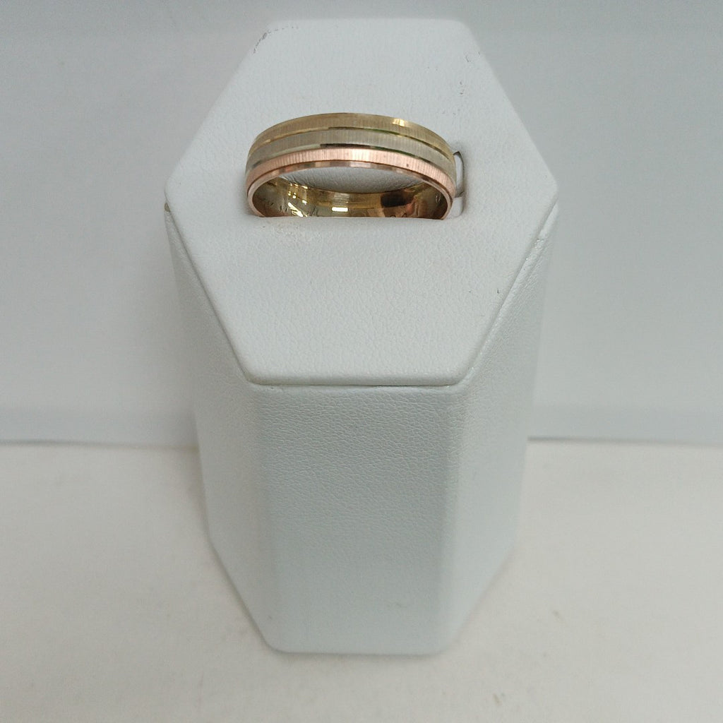 ARGOLLA ORO COMBINADO 14 K 2,60 GRMS (SEMINUEVO)