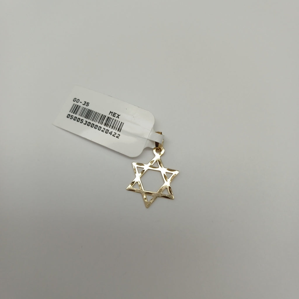 DIJE TEJIDO ESTRELLA DE DAVID 14K 0.6 GR (NUEVO)