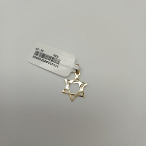DIJE TEJIDO ESTRELLA DE DAVID 14K 0.6 GR (NUEVO)