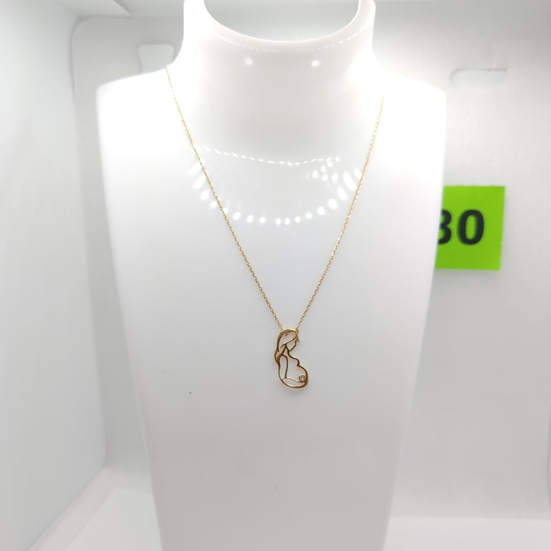 COLLAR ORO 14 K 2,00 GRMS (SEMINUEVO)