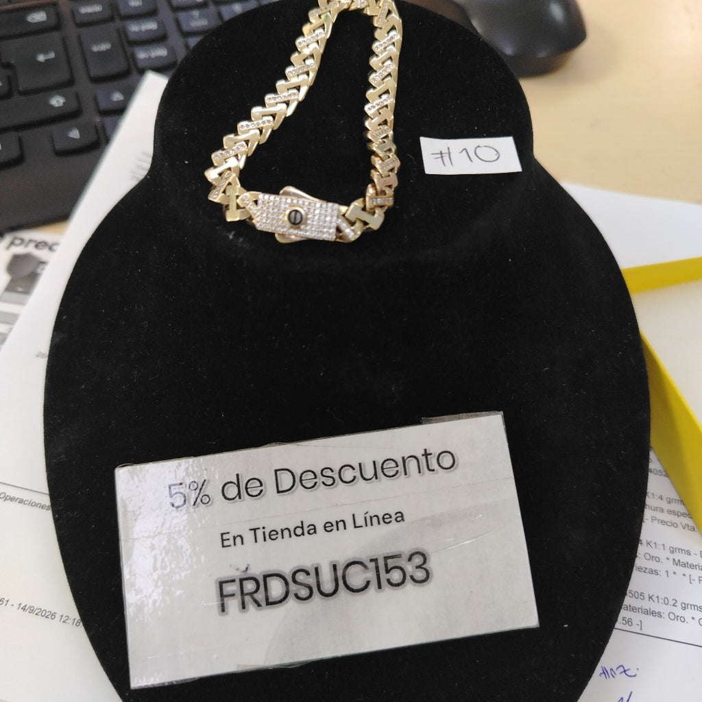 PULSERA ORO 10 K 9,70 GRMS (SEMINUEVO)