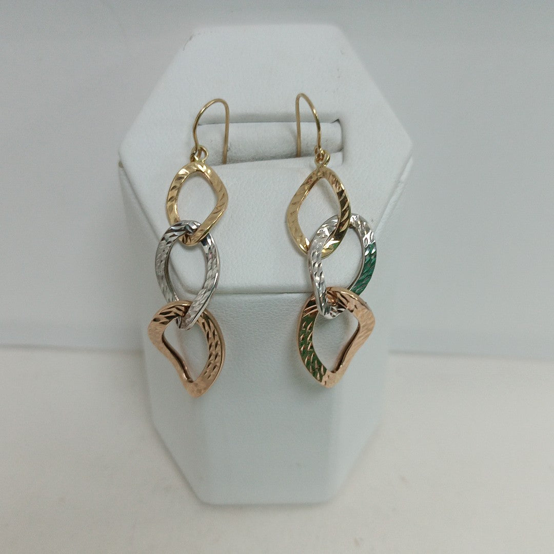 ARETES PAR ORO 14 K 2,30 GRMS (SEMINUEVO)