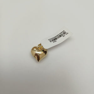 DIJE TEJIDO CORAZON LISO 14K 1.2 GR (NUEVO)