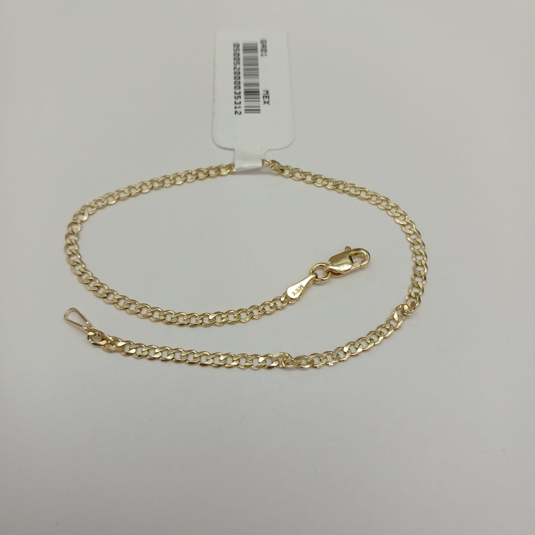 PULSERA BARBADA 14K 21 CM 2.3 GR (NUEVO)