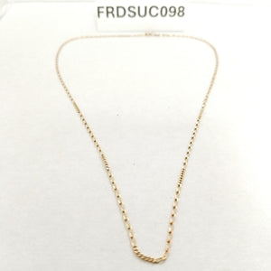 CADENA ORO 14 K 2,60 GRMS (SEMINUEVO)
