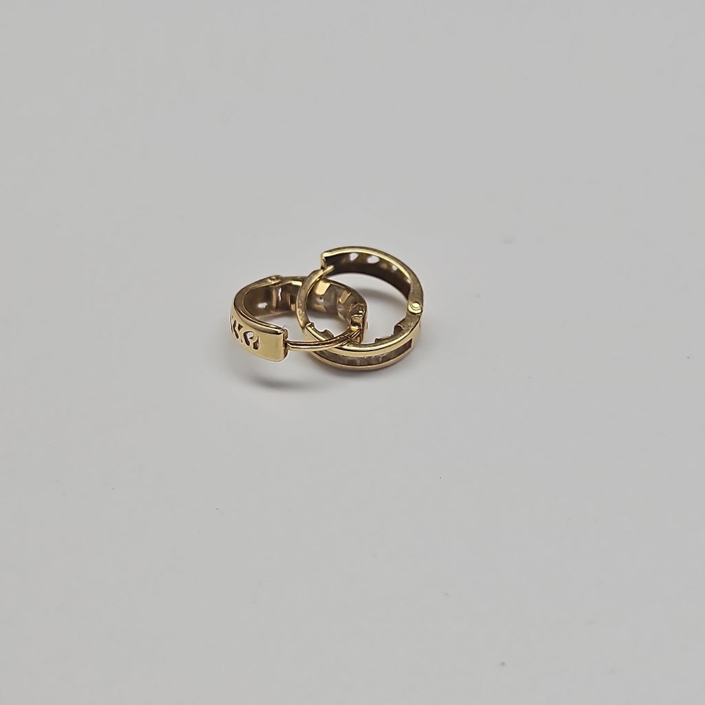 ARRACADAS PAR ORO 14 K 1,10 GRMS (SEMINUEVO)