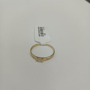ANILLOS C CIRCONIAS 14K TALLA 8 1 GR (NUEVO)