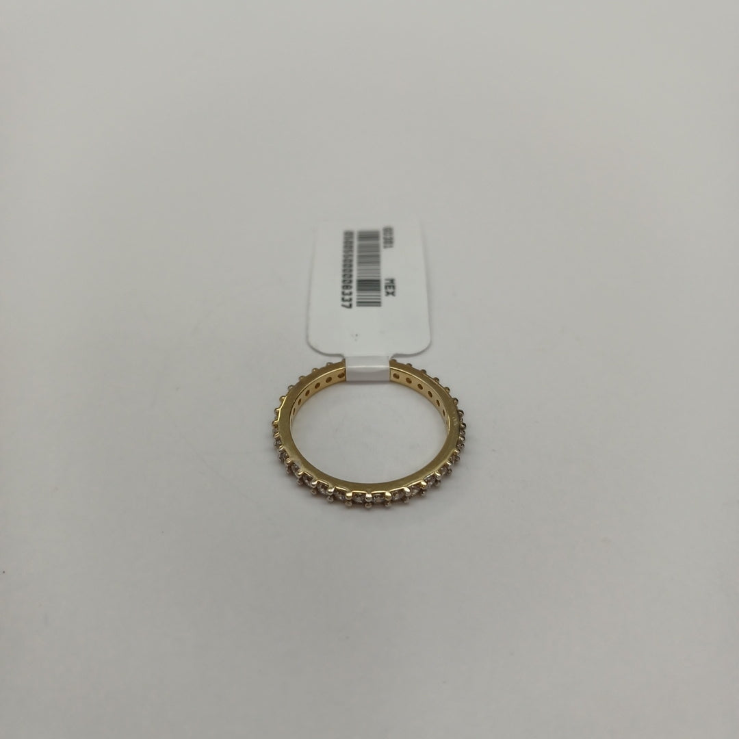 ANILLO ANILLITO CHURUMBELA C CIRCONIAS 14K 6.5 TALLA 1.9 GR (NUEVO)
