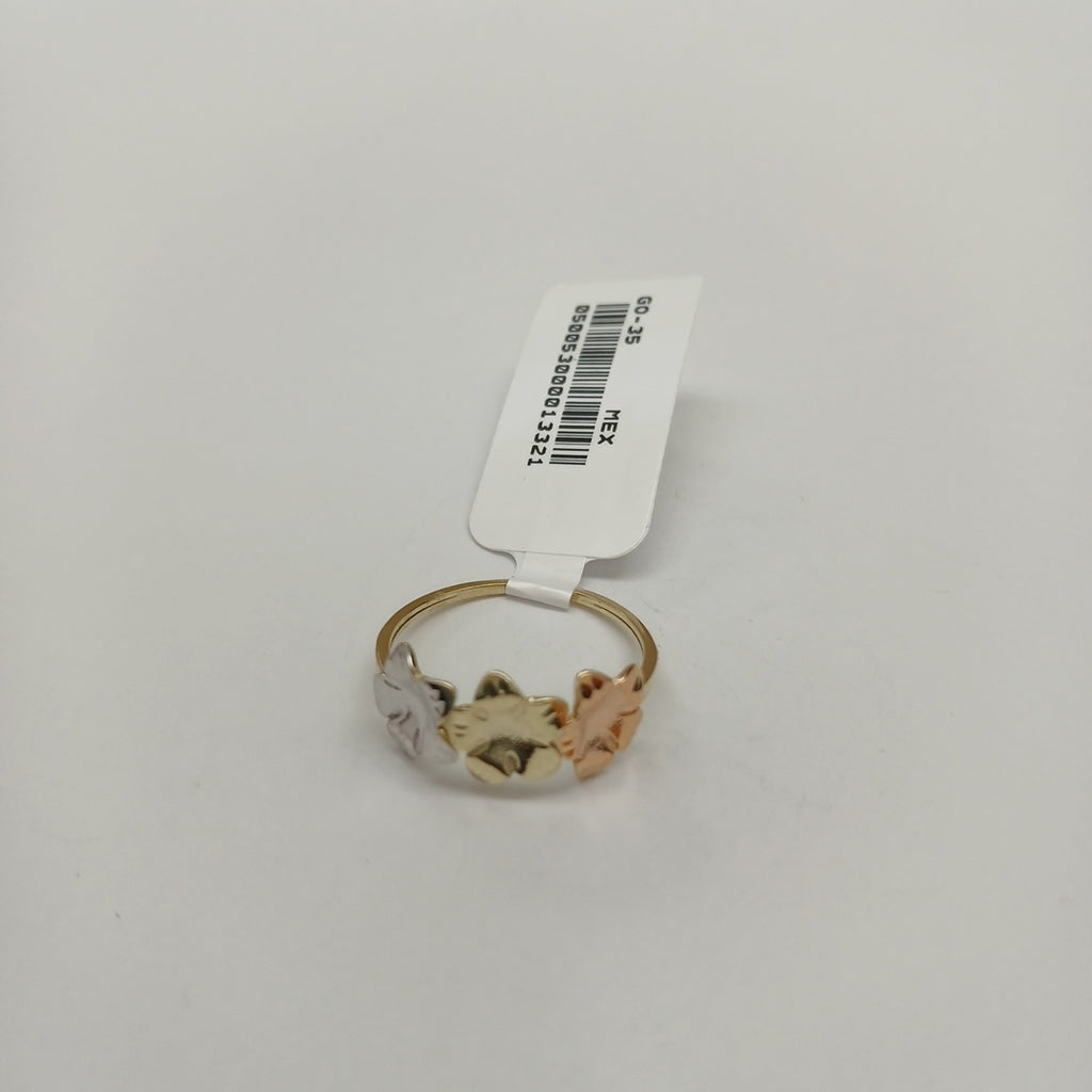 ANILLOS ANILLITO FIG FLORES 10K TALLA 7 1.3 GR (NUEVO)
