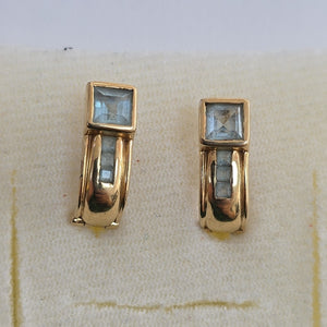 ARETES PAR ORO 14 K 5.9 GRMS (SEMINUEVO)