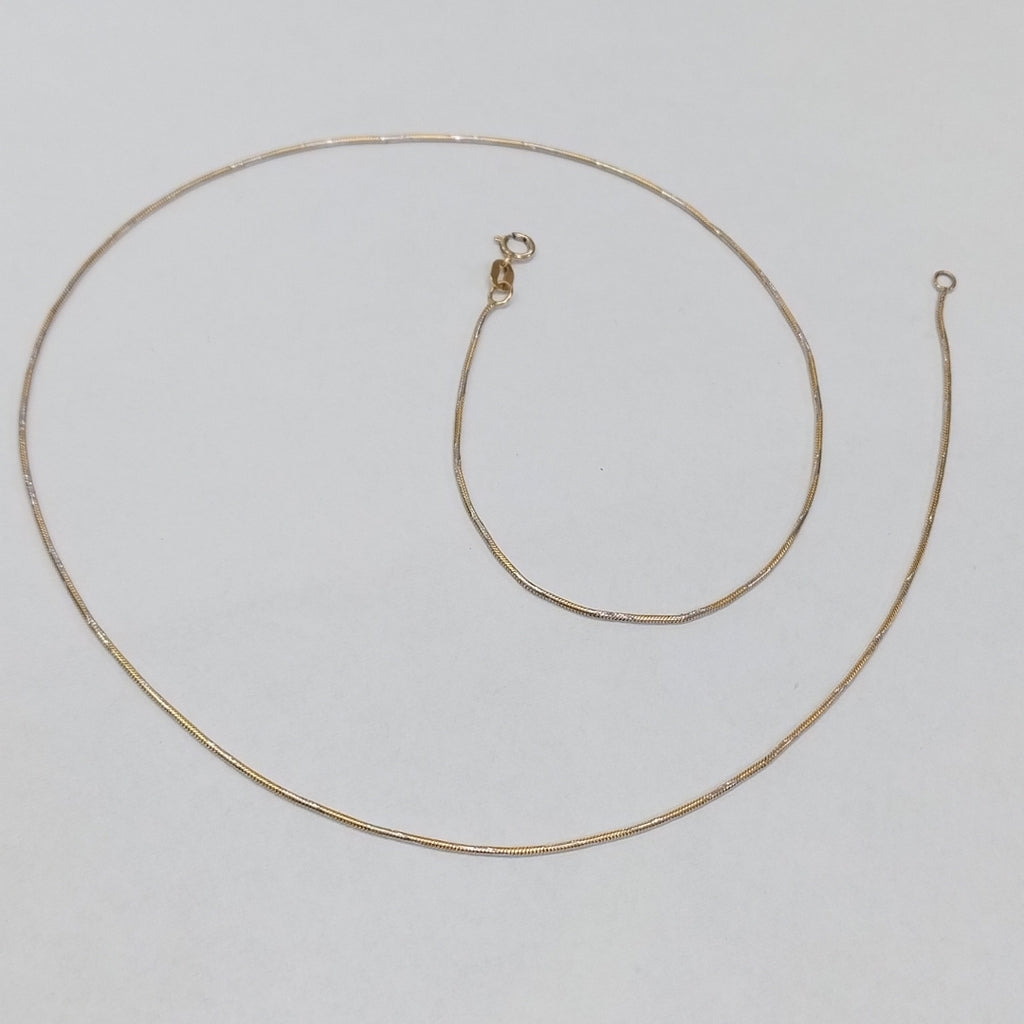 CADENA ORO 14 K 2,50 GRMS (SEMINUEVO)