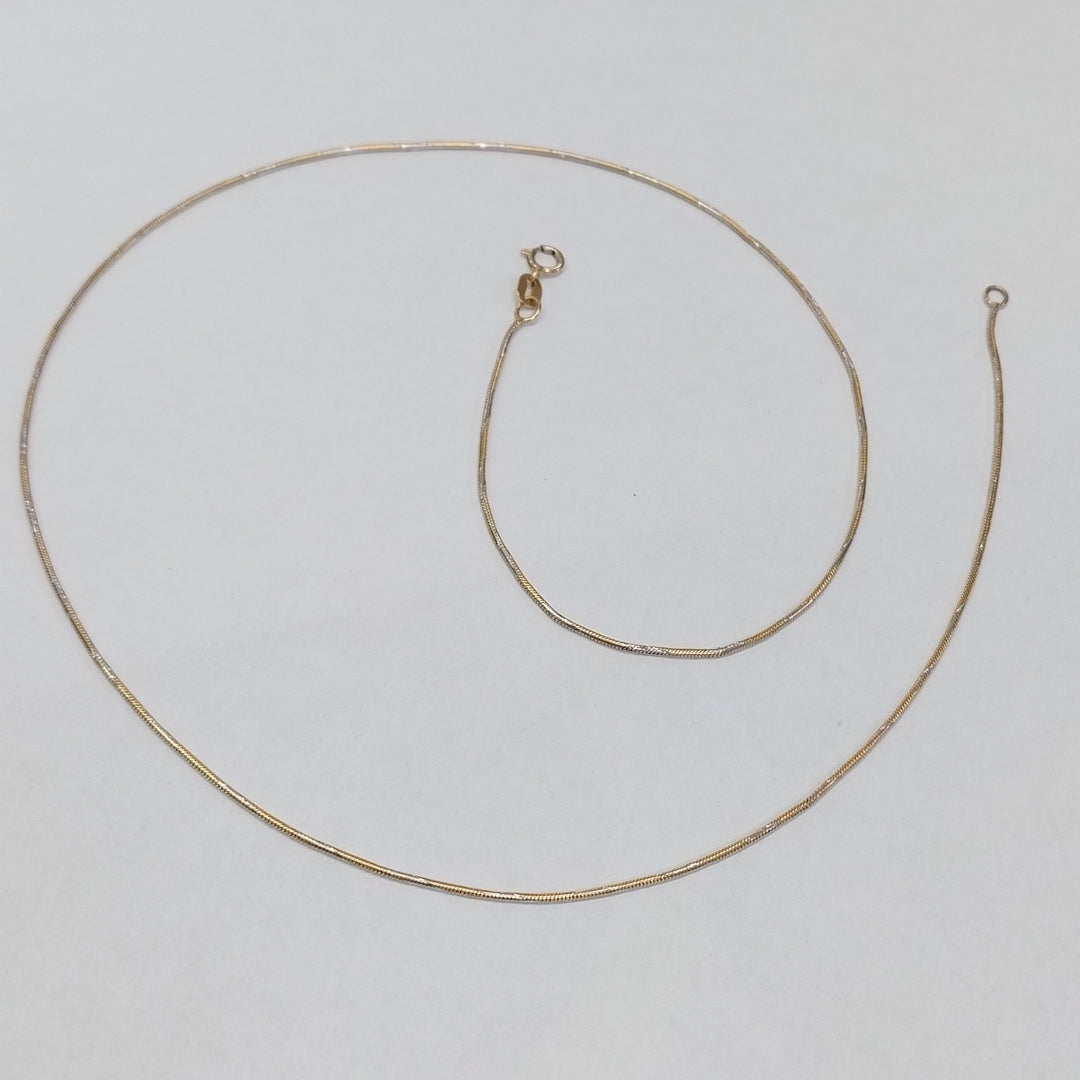 CADENA ORO 14 K 2,50 GRMS (SEMINUEVO)