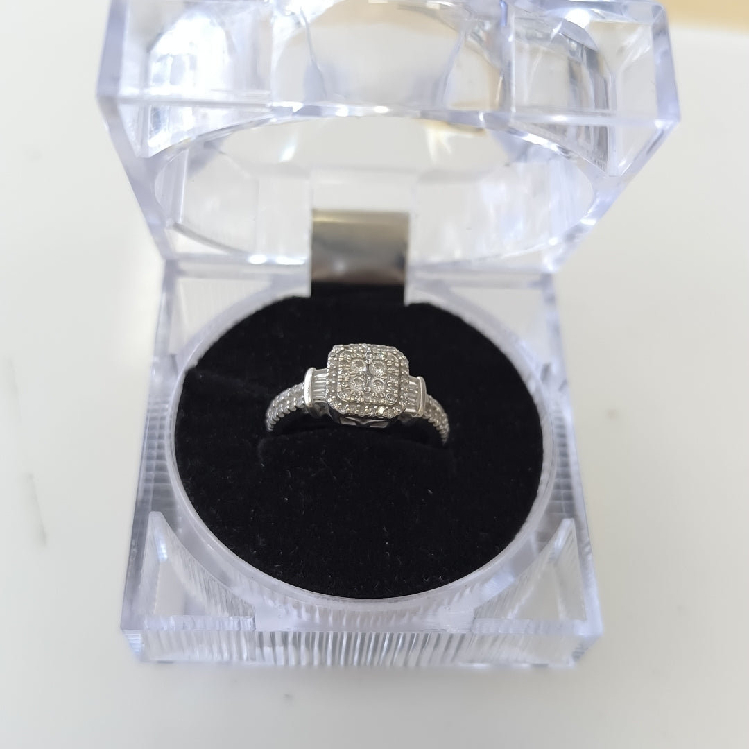 ANILLITO ORO BLANCO 10 K 2,90 GRMS (SEMINUEVO)