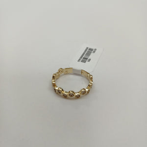 ANILLO ANILLITO C CIRCONIAS 14K 7.5 TALLA 2.3 GR (NUEVO)