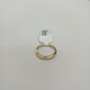 ANILLO ANILLITO SOLITARIO C CIRCONIA 14K 7 TALLA 2.5 GR (NUEVO)