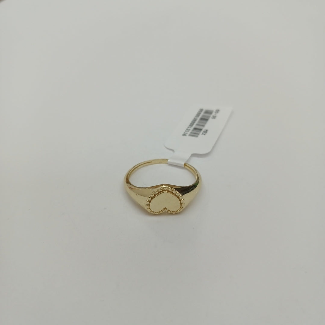 ANILLOS ANILLITO FIG CORAZON 10K TALLA 8 1.7 GR (NUEVO)