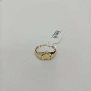 ANILLOS ANILLITO FIG CORAZON 10K TALLA 8 1.7 GR (NUEVO)
