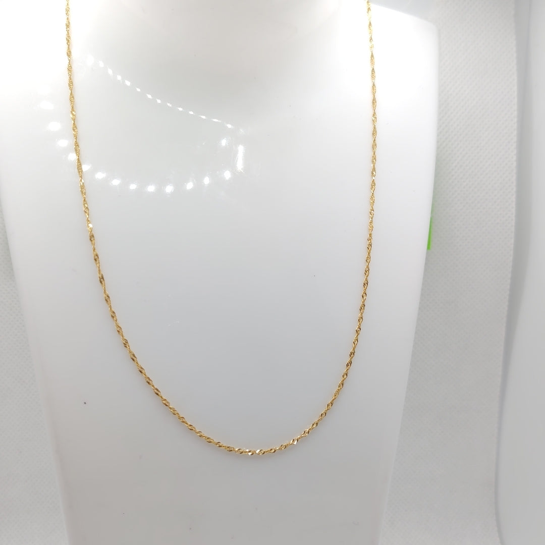CADENA ORO 14 K 2,00 GRMS (SEMINUEVO)