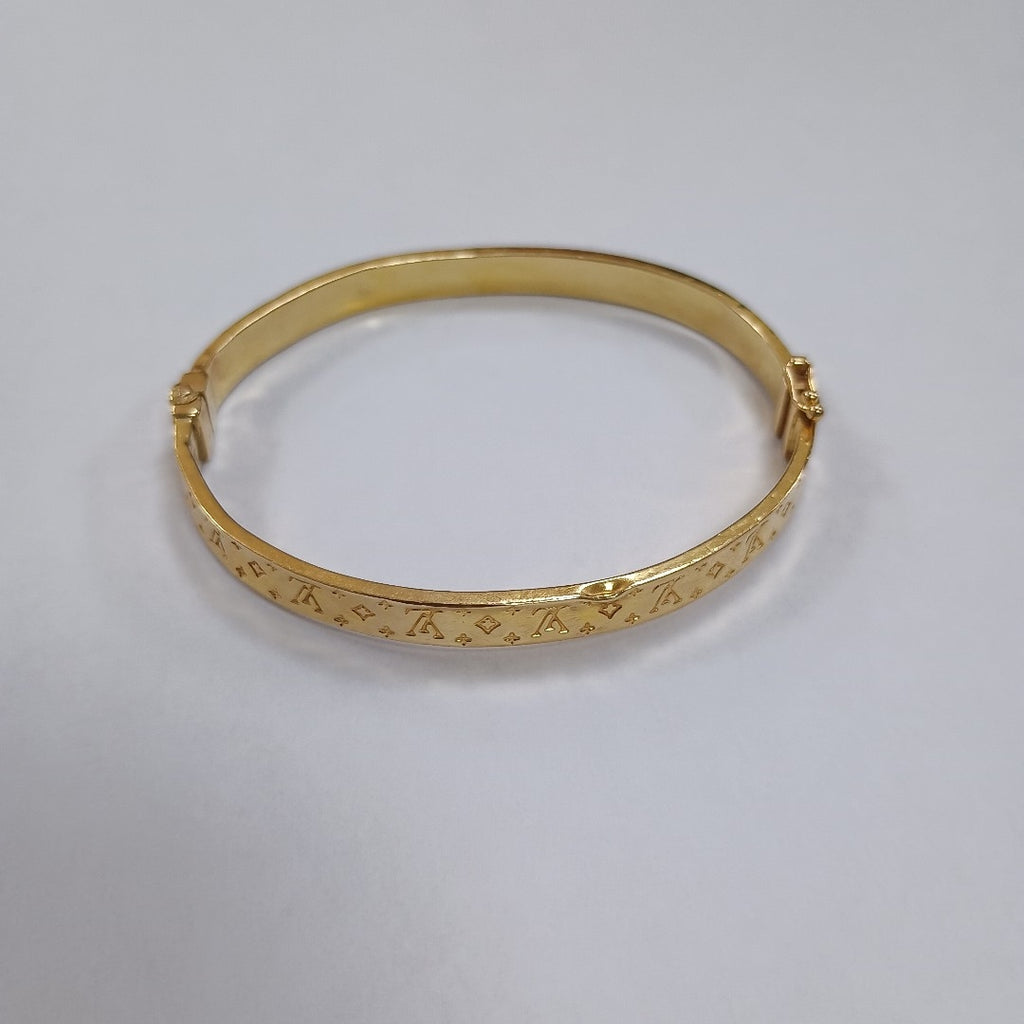 PULSERA RIGIDA ORO 10 K 8.3 GRMS (SEMINUEVO)