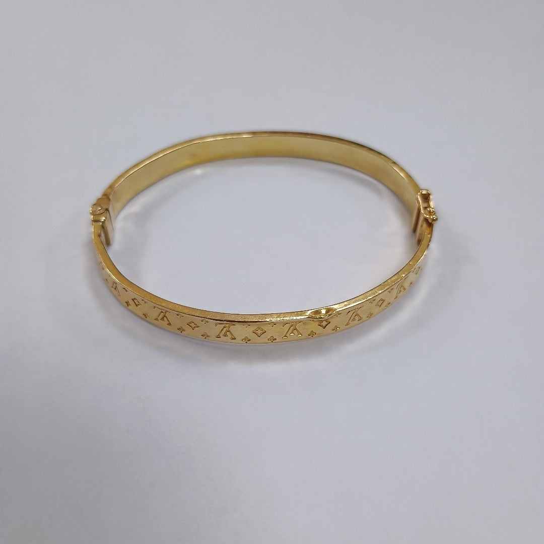 PULSERA RIGIDA ORO 10 K 8.3 GRMS (SEMINUEVO)