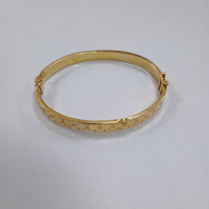 PULSERA RIGIDA ORO 10 K 8.3 GRMS (SEMINUEVO)