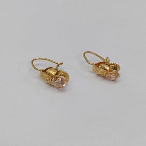 ARETES PAR ORO 14 K 1,60 GRMS (SEMINUEVO)