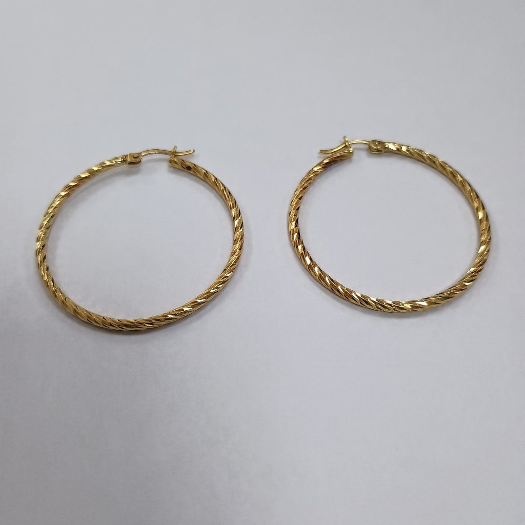 ARRACADAS PAR ORO 14 K 3.2 GRMS (SEMINUEVO)