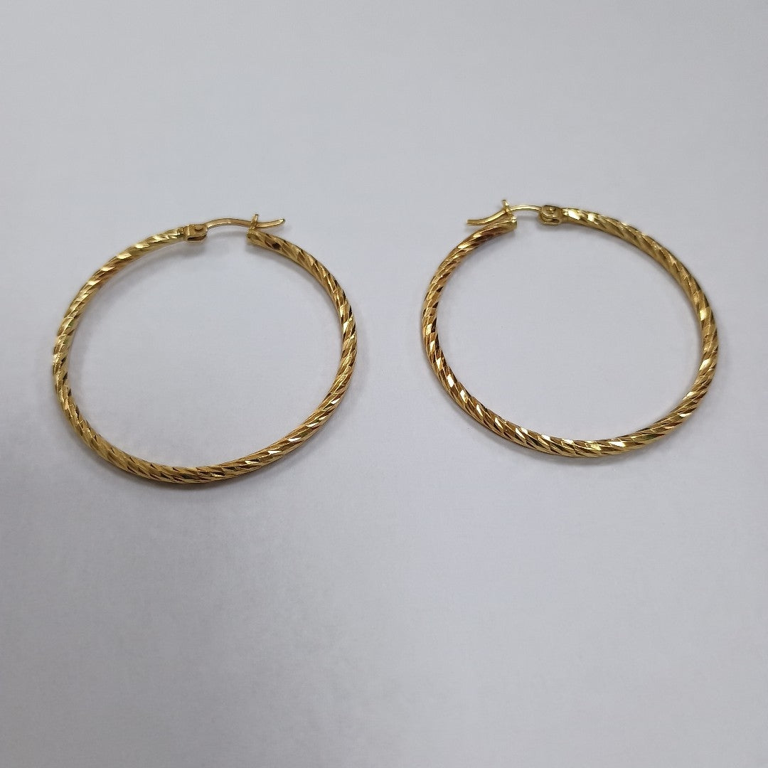 ARRACADAS PAR ORO 14 K 3.2 GRMS (SEMINUEVO)