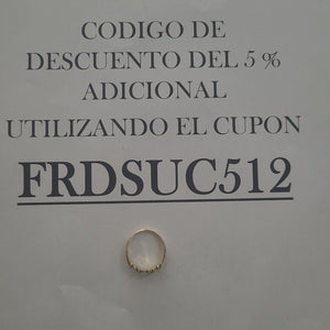 ANILLITO ORO 14 K 2 GRMS (SEMINUEVO)