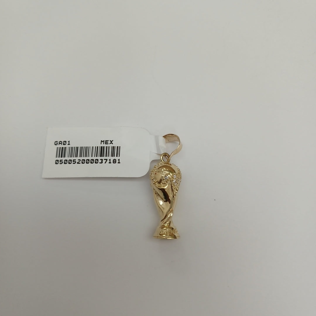 DIJE FIG COPA MUNDO 10K 2.5 GR (NUEVO)